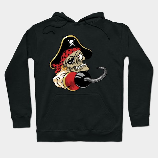 Pirate with a Red Bandana Hoodie by KillerRabbit